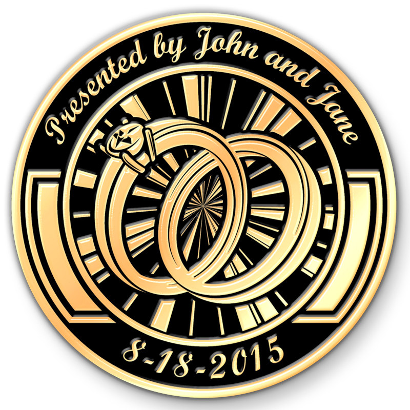 Create Custom Challenge Coins For Your Wedding Ceremony Signature If You Do Custom Challenge Coins Are Among The Most Personal And Meaningful Favors Around