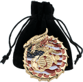+$0.60 per Challenge Coin Velvet Coin Bag