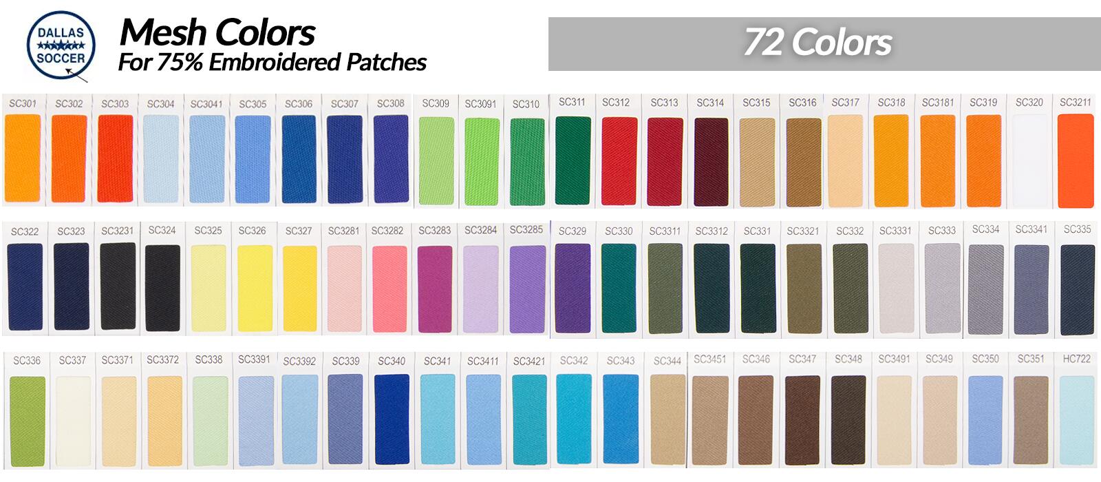 Signature Patches-Mesh-colors Signature Patches-Mesh-colors