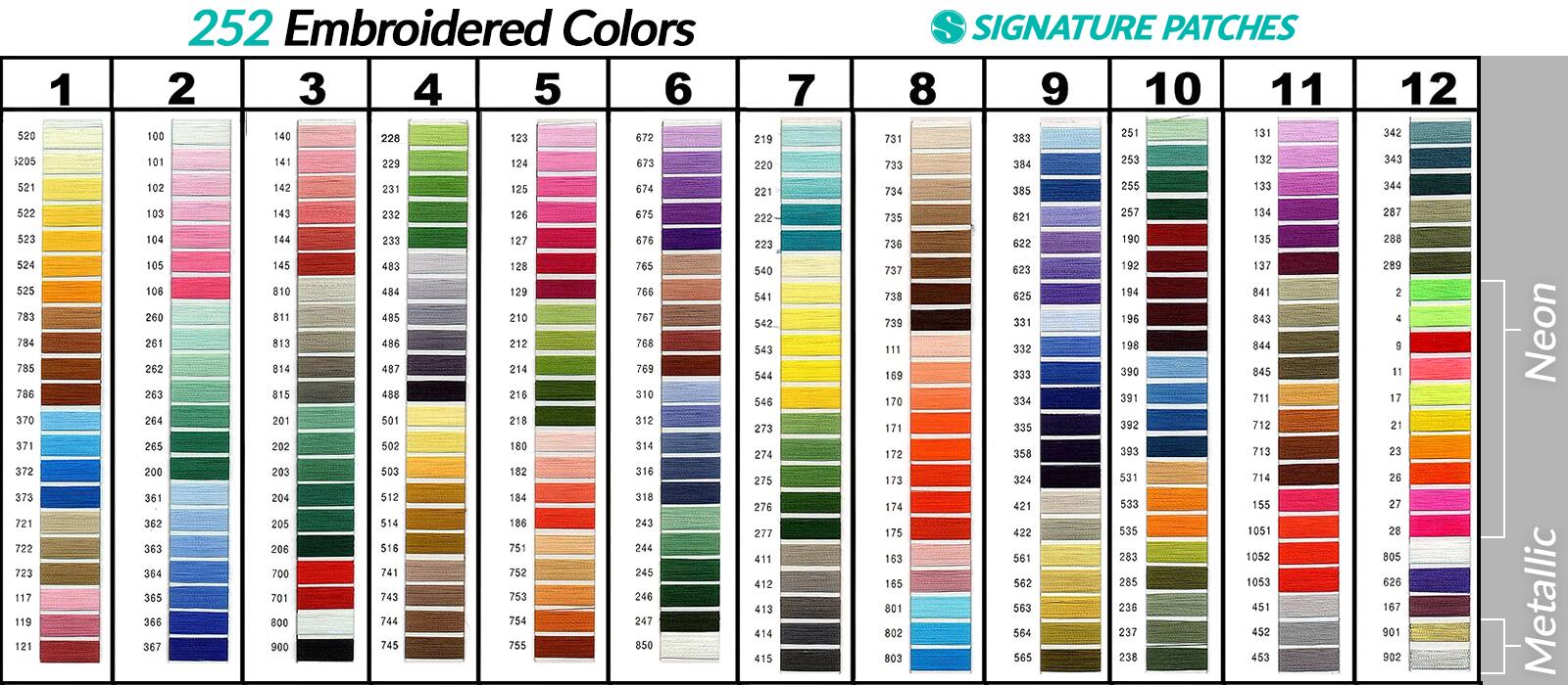 Signature-Patches-Embroidered-thread Signature-Patches-Embroidered-thread