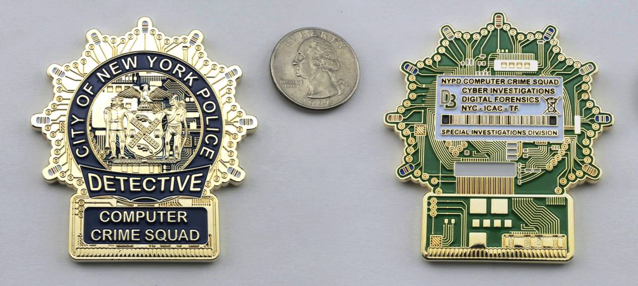 nypd-challenge-coin-cyber-crime-division nypd-challenge-coin-cyber-crime-division