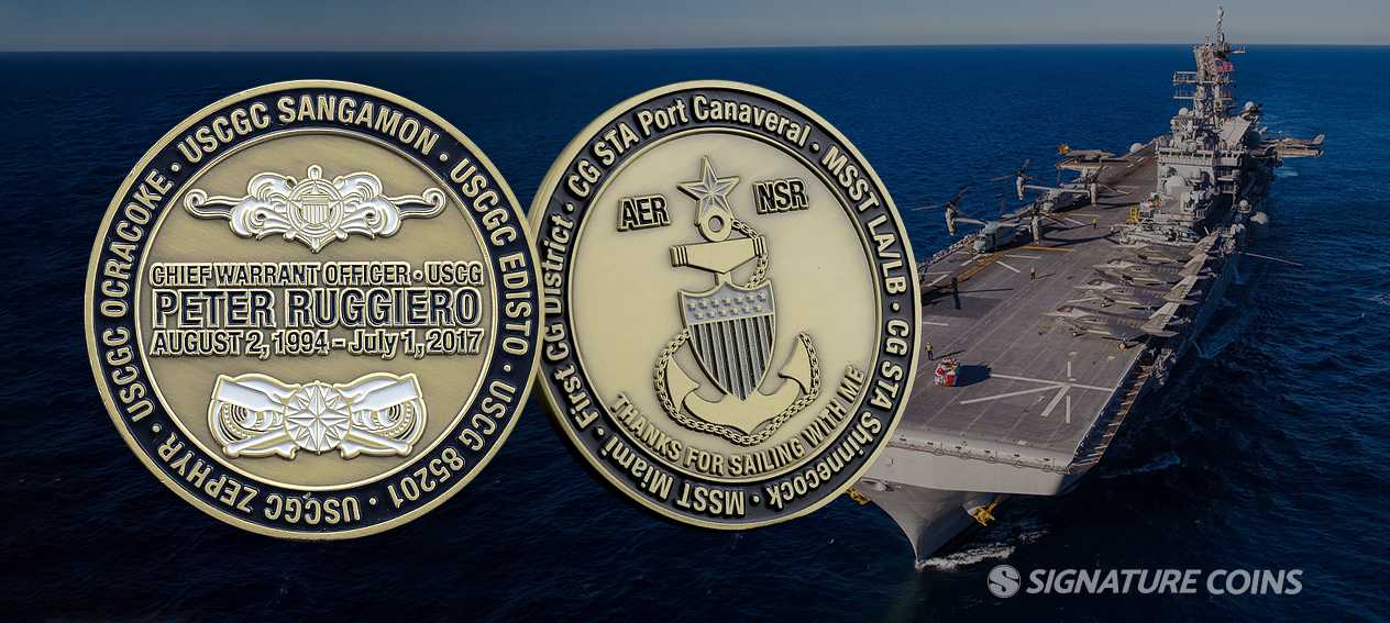 Signature Coins Navy Ship Challenge Coins4 Signature Coins Navy Ship Challenge Coins4