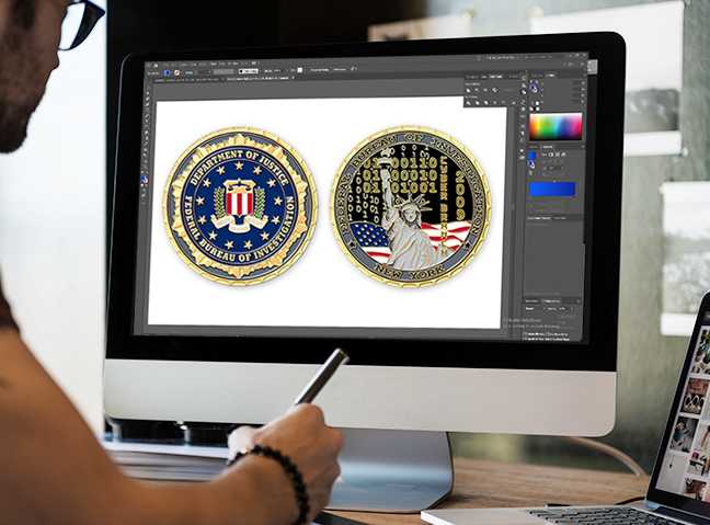 Custom challenge coins are intricately detailed and created with vibrant colors, making them the perfect reflection of your business, organization, group or unit. As the top custom coin company in the business, we are dedicated to making the process of designing and ordering your challenge coins as easy and straight-forward as possible. If you follow these three easy steps, you could have your custom coins in hand in as few as 14 days. Create a Custom Coin