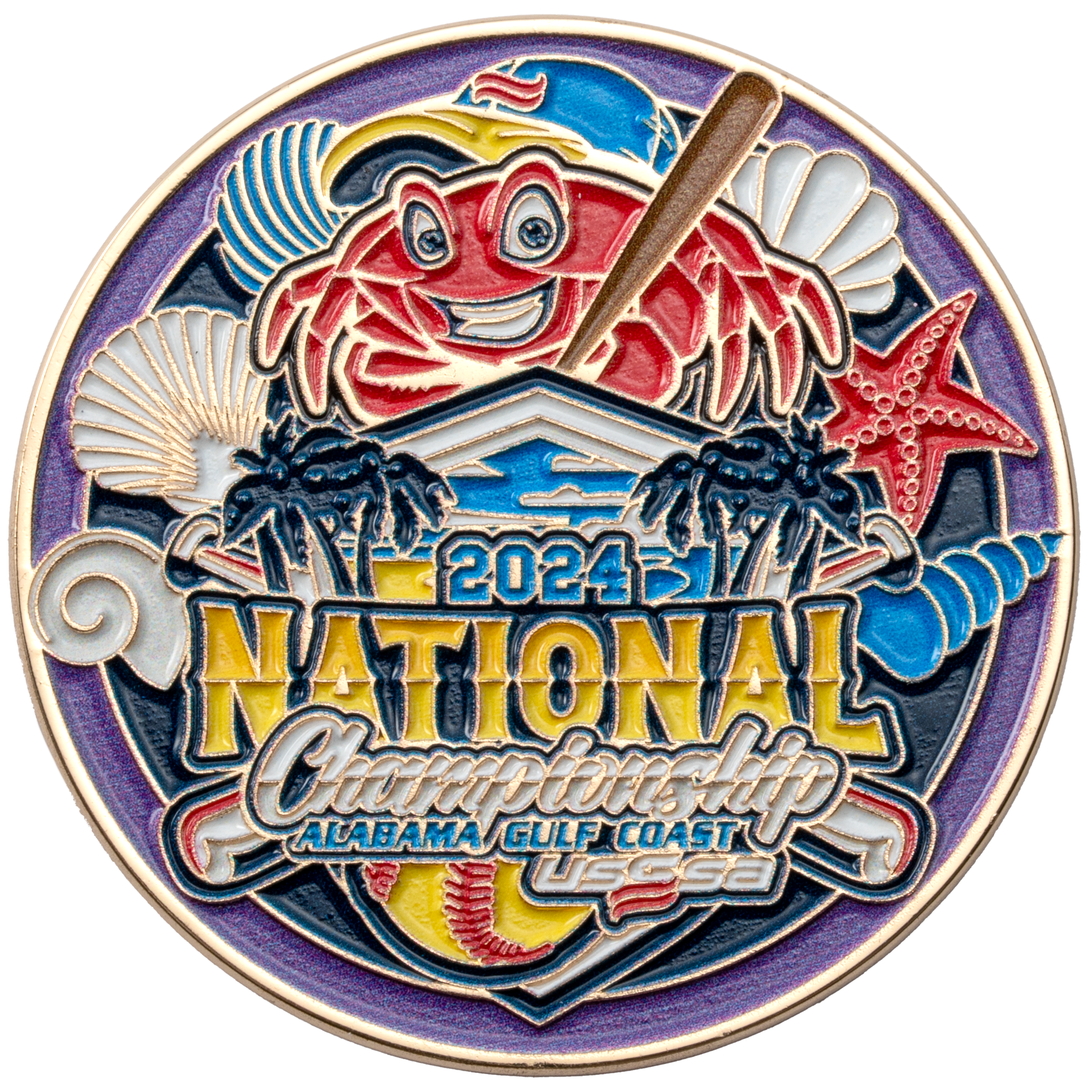 Color On One Side - Challenge Coins