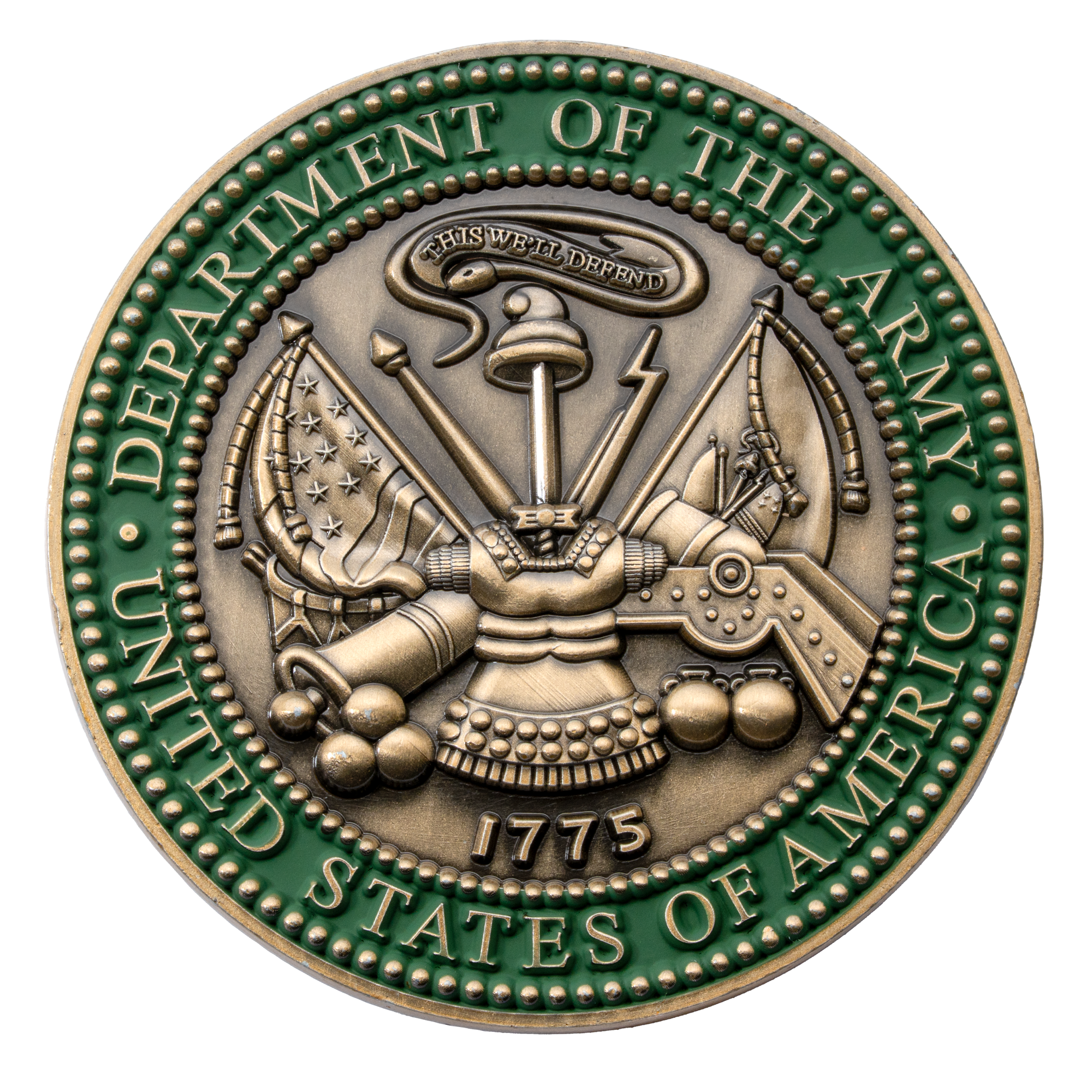 Color On One Side - Challenge Coins